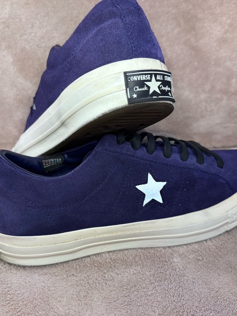 Converse “One Star” Suede Counter Climate Night Purple Unisex Men 8.5 Women 10.5